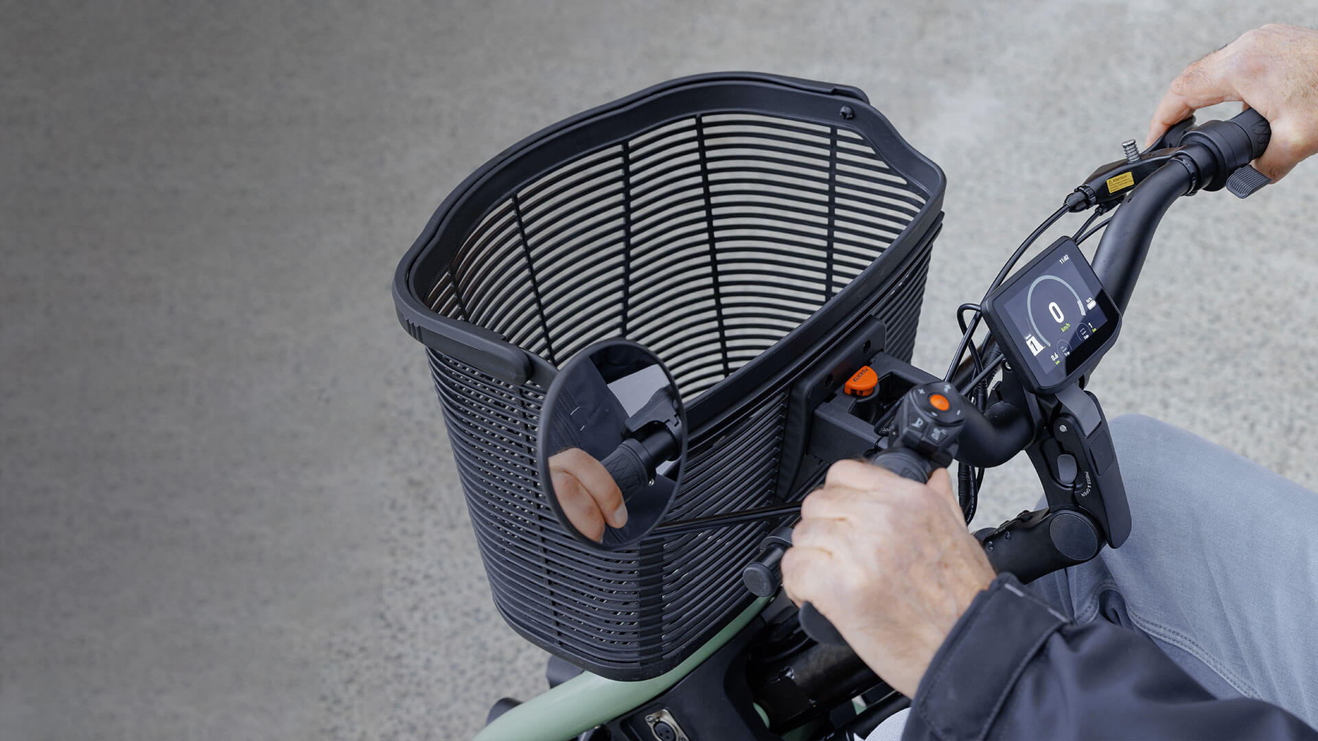 Comandi a manubrio stile bicicletta