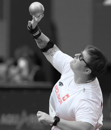 Lucyna Kornobys in azione