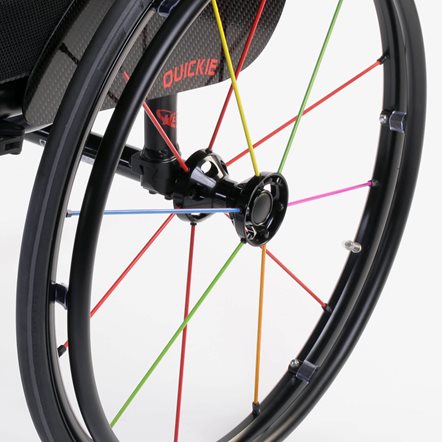 Ruote Spinergy con raggi colorati