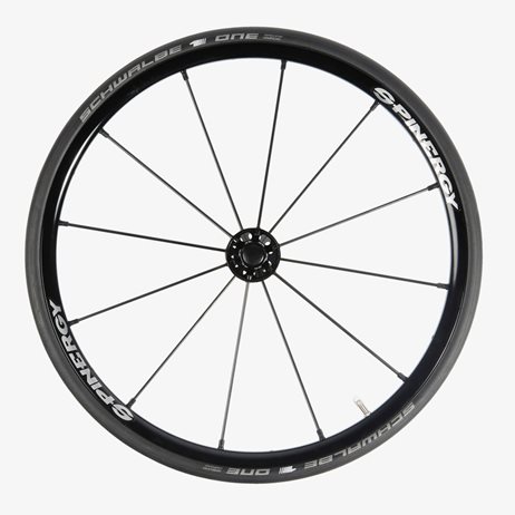 Ruote posteriori Spinergy, 12 raggi neri