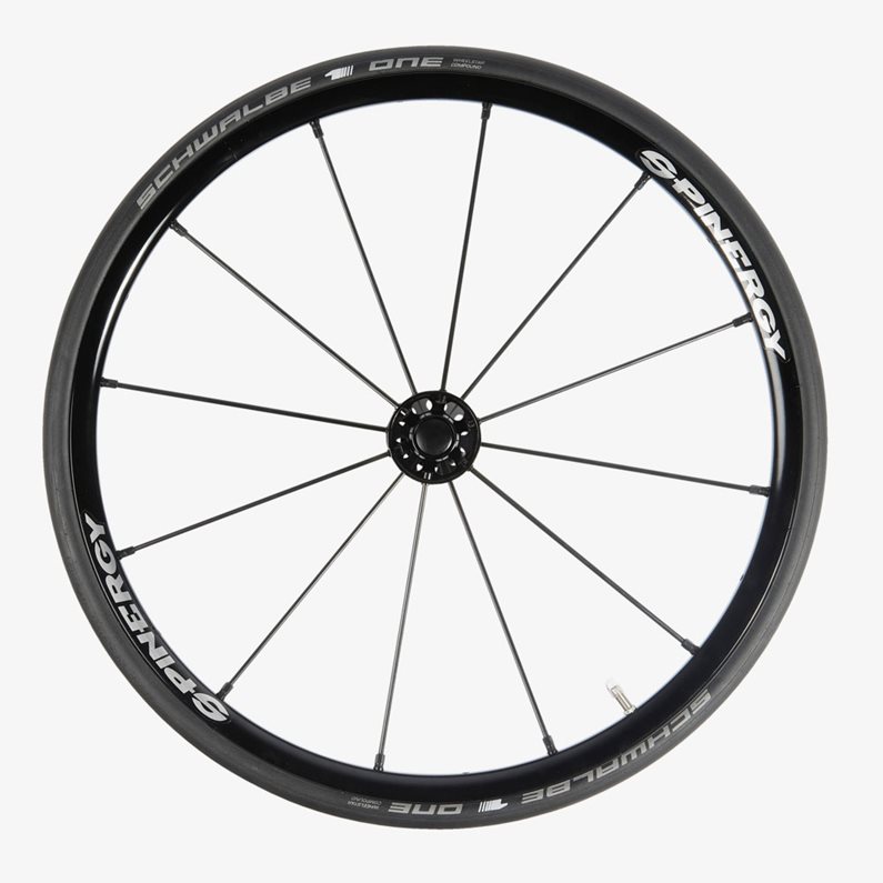 Ruote posteriori Spinergy, 12 raggi neri
